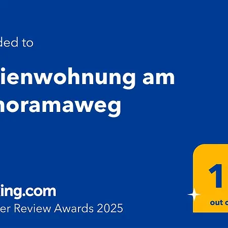 Apartmán Am Panoramaweg *